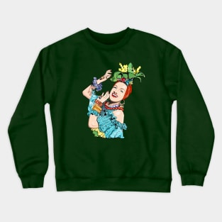 Carmen Miranda in Technicolor Crewneck Sweatshirt